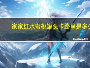 家家红 水蜜桃罐头卡路里是多少