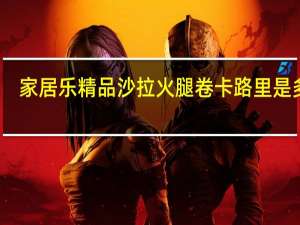 家居乐精品 沙拉火腿卷卡路里是多少