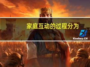 家庭互动的过程分为