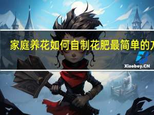 家庭养花如何自制花肥最简单的方法