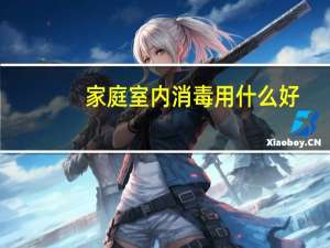 家庭室内消毒用什么好