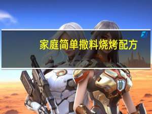 家庭简单撒料烧烤配方