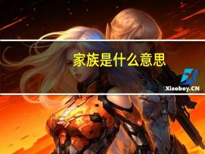 家族是什么意思