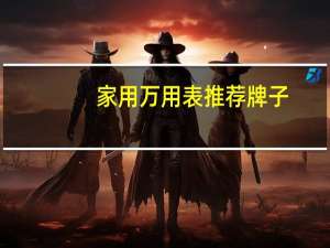 家用万用表推荐牌子