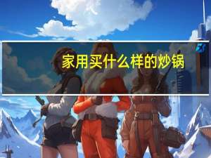 家用买什么样的炒锅