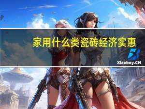 家用什么类瓷砖经济实惠