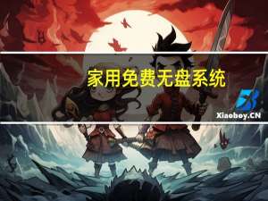家用免费无盘系统