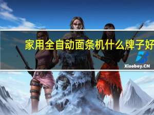 家用全自动面条机什么牌子好
