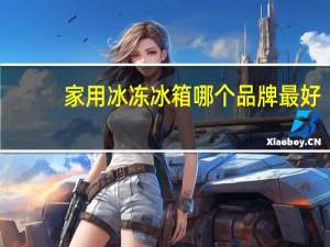 家用冰冻冰箱哪个品牌最好