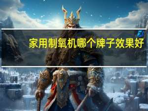 家用制氧机哪个牌子效果好