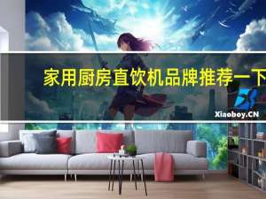 家用厨房直饮机品牌推荐一下