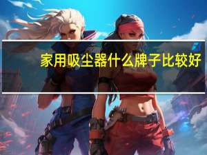 家用吸尘器什么牌子比较好