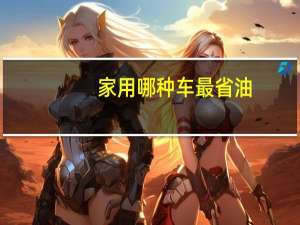 家用哪种车最省油