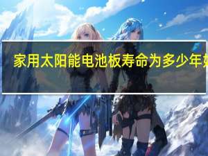 家用太阳能电池板寿命为多少年 如何（家用太阳能电池板）