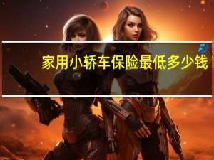 家用小轿车保险最低多少钱