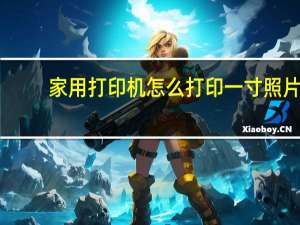 家用打印机怎么打印一寸照片