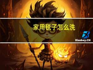 家用毯子怎么洗