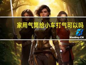 家用气筒给小车打气可以吗