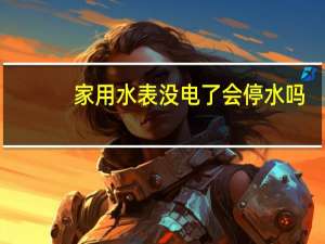 家用水表没电了会停水吗