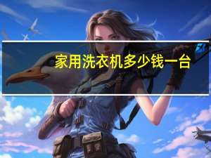 家用洗衣机多少钱一台