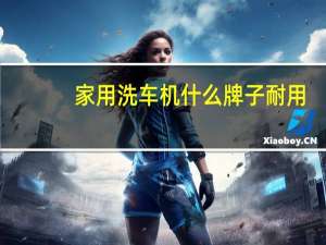 家用洗车机什么牌子耐用