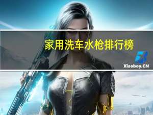 家用洗车水枪排行榜