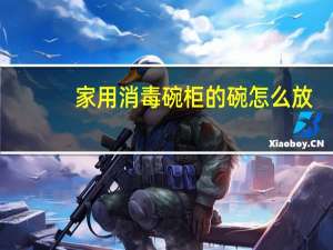 家用消毒碗柜的碗怎么放
