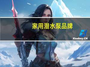 家用潜水泵品牌