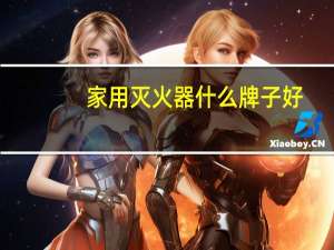 家用灭火器什么牌子好