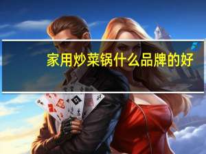 家用炒菜锅什么品牌的好