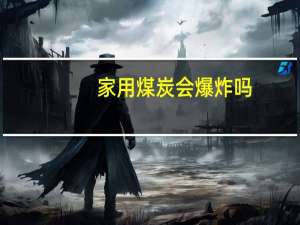 家用煤炭会爆炸吗