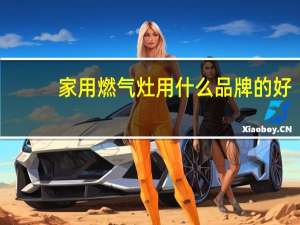 家用燃气灶用什么品牌的好