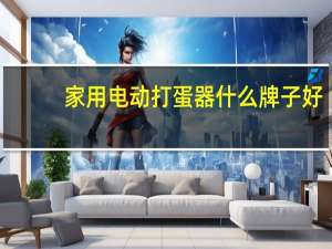 家用电动打蛋器什么牌子好