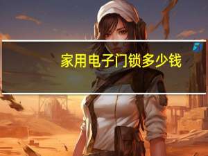 家用电子门锁多少钱