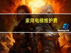 家用电梯维护费