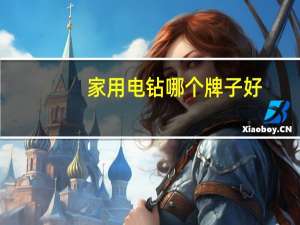 家用电钻哪个牌子好