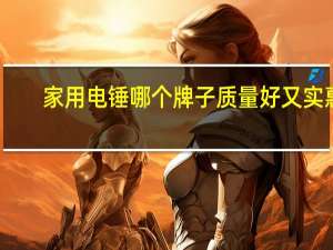 家用电锤哪个牌子质量好又实惠
