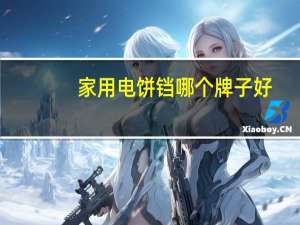 家用电饼铛哪个牌子好