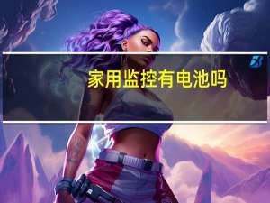 家用监控有电池吗