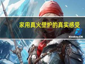 家用真火壁炉的真实感受