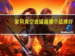 家用真空拔罐器哪个品牌好