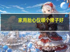 家用胎心仪哪个牌子好