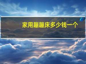 家用蹦蹦床多少钱一个