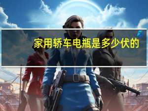 家用轿车电瓶是多少伏的