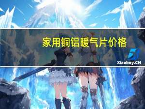 家用铜铝暖气片价格