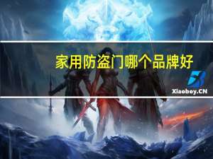 家用防盗门哪个品牌好