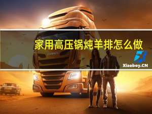 家用高压锅炖羊排怎么做