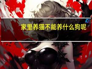 家里养猫不能养什么狗呢