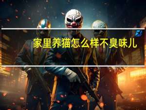 家里养猫怎么样不臭味儿