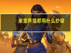 家里养猫都用什么纱窗